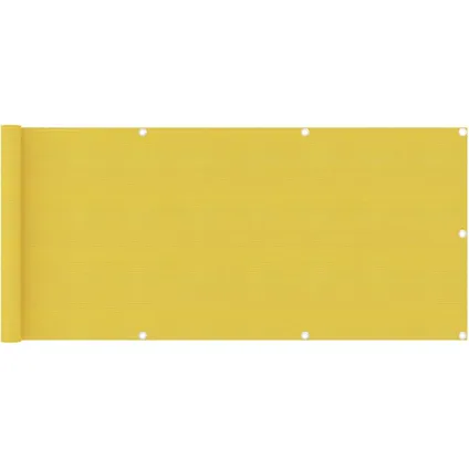 vidaXL - - Balkonscherm 75x300 cm HDPE geel - TLS310992 8