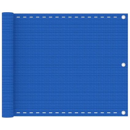 vidaXL - - Balkonscherm 75x300 cm HDPE blauw - TLS310980