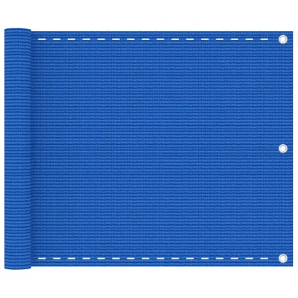 vidaXL - - Balkonscherm 75x300 cm HDPE blauw - TLS310980