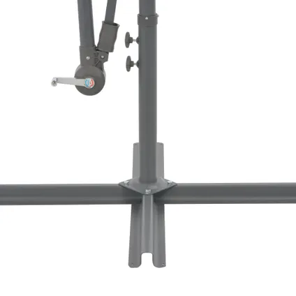 vidaXL - Zweefparasol met aluminium paal 300 cm terracottakleurig - TLS313755 5