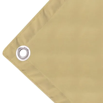 vidaXL - Balkonscherm Oxford textiel 75x400 cm beige - TLS42332 4