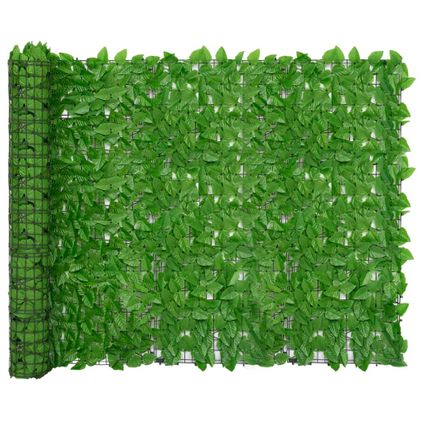vidaXL - - Balkonscherm met groene bladeren 300x150 cm - TLS315503