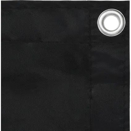 vidaXL - Balkonscherm 90x500 cm oxford stof zwart - TLS135062 7