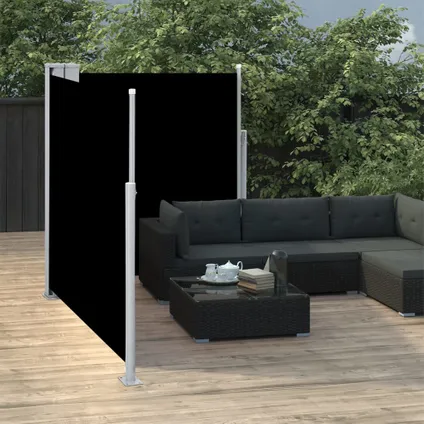 The Living Store - - Auvent latéral double rétractable de patio 170x600 cm - TLS48466 3
