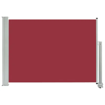 vidaXL - Tuinscherm uittrekbaar 80x300 cm rood - TLS48363 2