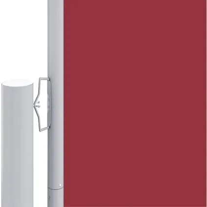 vidaXL - - Windscherm uittrekbaar 180x1000 cm rood - TLS318041 3