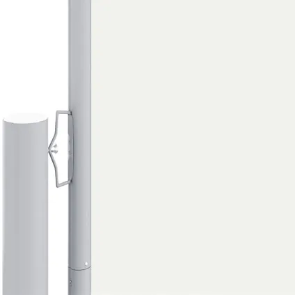 vidaXL - Windscherm uittrekbaar 180x600 cm crèmekleurig - TLS318001 3