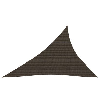 The Living Store - - Voile d'ombrage 160 g/m² Marron 4x5x6,8 m PEHD - TLS311816