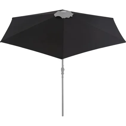 vidaXL - Vervangingsdoek voor parasol 300 cm zwart - TLS313798 8