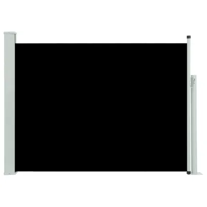 vidaXL - Tuinscherm uittrekbaar 100x500 cm zwart - TLS48382 2