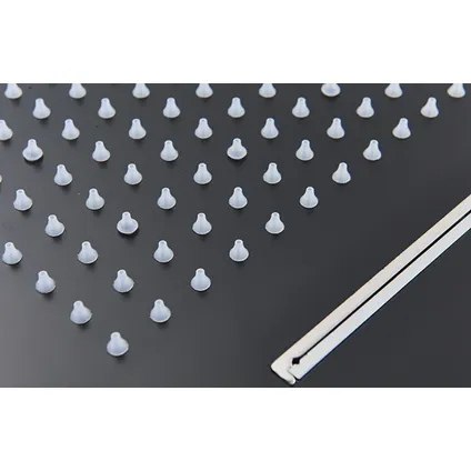 Ceiling LED Remote Rain Shower SaniSupreme® SmartPulse recessed La Paz 50 x 36 cm en noir 7