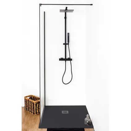 Sanifun receveur de douche Maradonna 900 x 900 Noir 2