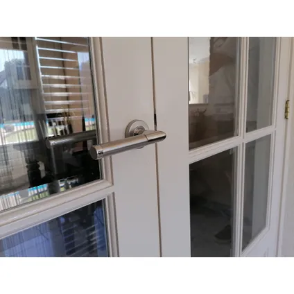 Kierr Design deurklink - deurkruk - deurslot - deurbeslag - deurhandvat - RVS - sleutelgat rozet 3