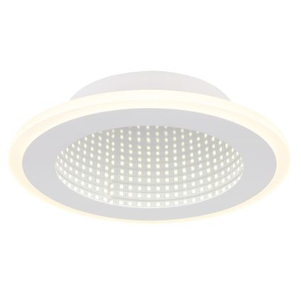 Globo Plafondlamp Lamela LED metaal wit 1x LED