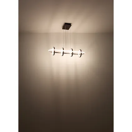 Globo Hanglamp Wolfhard LED metaal zwart 1x LED 9
