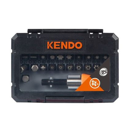 KENDO Schroevendraaier bit set KE32203235 (32st)