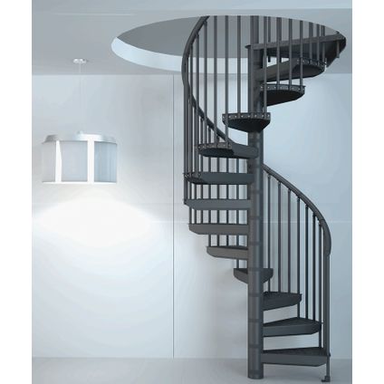 Escalier en colimaçon Delta - Sogem - métal - diamètre 120 cm - hauteur 323 cm - moderne