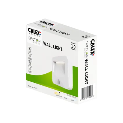 Calex Spot On Buiten Wandlamp - 3 Stuks - Sensor - Op Batterij 5