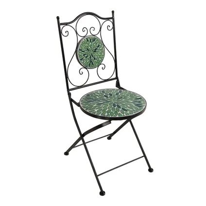 AXI Amélie Bistroset met Tafel en 2 stoelen - grijs/bruin Mozaïek 3