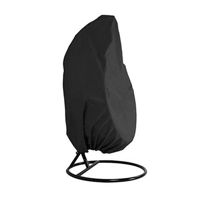 Housse de protection pour chaise suspendue Egg - Flokoo - Noir - 190 x 115 cm - Etanche