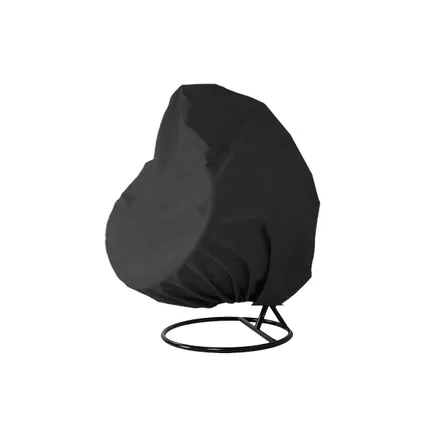 Housse de protection pour chaise suspendue Egg - Flokoo - Noir - 190 x 115 cm - Etanche 6