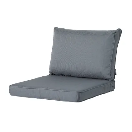 Madison - Lounge rug soft Rib grey - 73x43 - Grijs 2