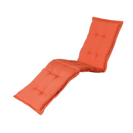 Coussin pour chaise longue Madison - Panama Flamme Orange - 200x60 - Orange