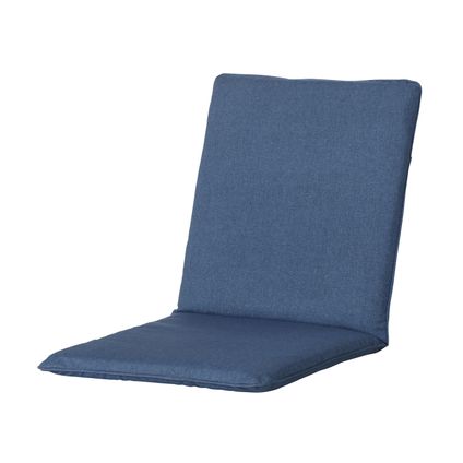 Coussin de jardin pour chaise empilable Madison - Bleu Oxford - 97x49 - Bleu