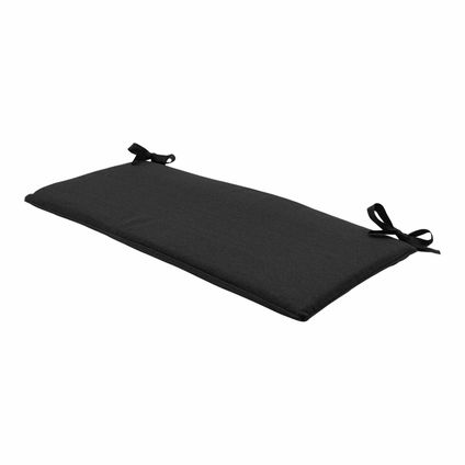 Madison - Coussin de canapé Canvas Eco+ noir - (120) 110x48cm