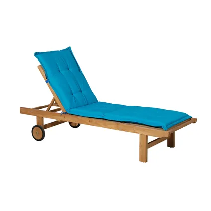 Coussin pour chaise longue Madison - Panama Aqua - 200x60 - Bleu 2