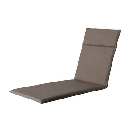 Madison Lounger Outdoor - Oxford Taupe - 190x60 - Marron