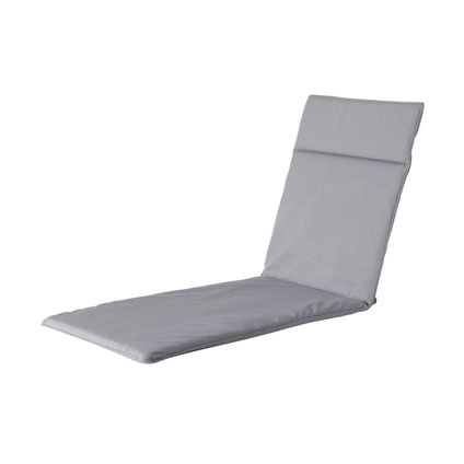 Madison Lounger Outdoor - Manchester Gris Clair - 190x60 - Gris