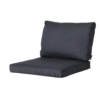 Madison - Lounge rug Basic black - 73x43 - Antraciet 2
