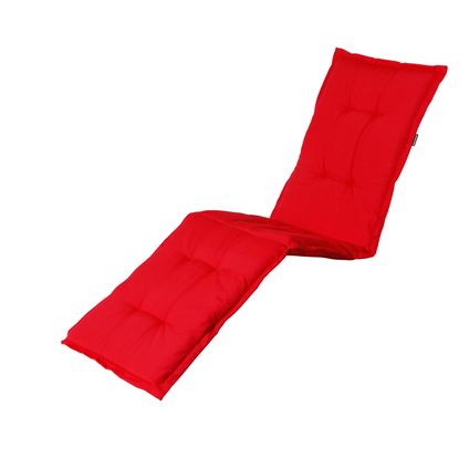 Coussin pour chaise longue Madison - Rouge Panama - 200x60 - Rouge