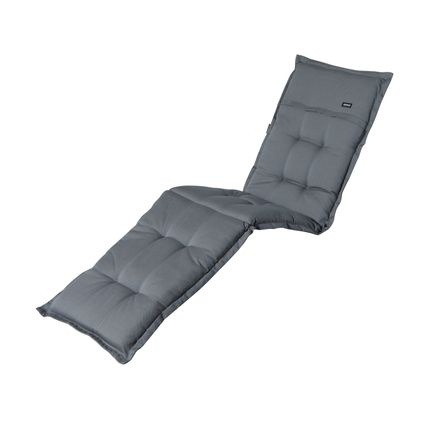 Coussin de chaise longue Madison - Rib Grey - 200x60 - Gris