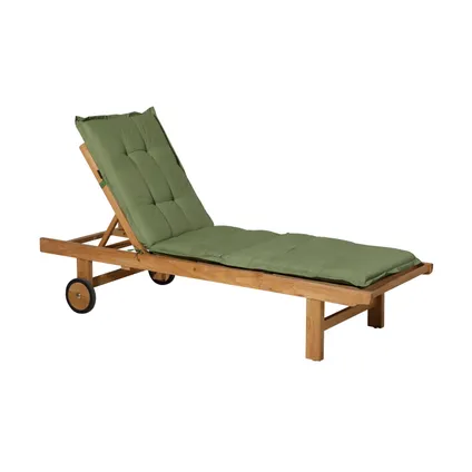Coussin de chaise longue Madison - Basic Green - 200x60 - Vert 4