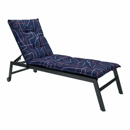 Madison - Chaise longue Joah Indigo - 200x60cm 2