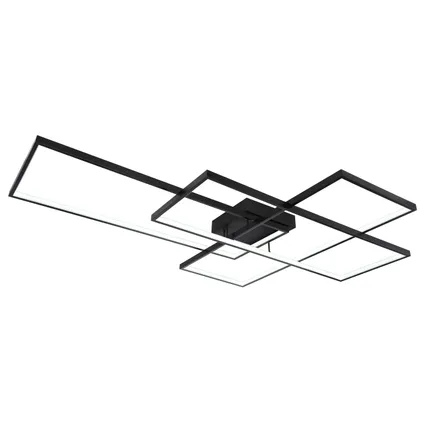 Globo Plafondlamp Gabriel LED metaal zwart 1x LED 6