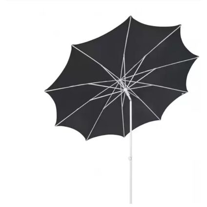 Parasol bâton Etoile dia. 250cm noir