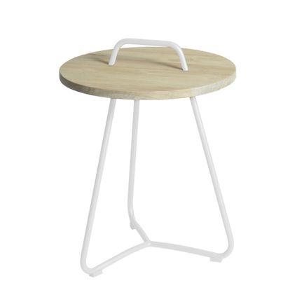 Max&Luuk - Ava side table diameter48,5x63 cm stonewhite
