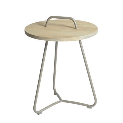 Max&Luuk - Ava side table diameter48,5x63 cm taupe
