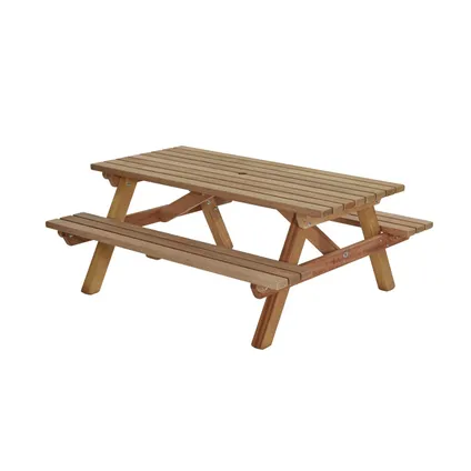 Table de pique-nique en bois dur 180cm