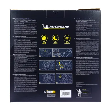 Michelin Wieldoppen 16 inch - zilver/zwart - 4 stuks 5