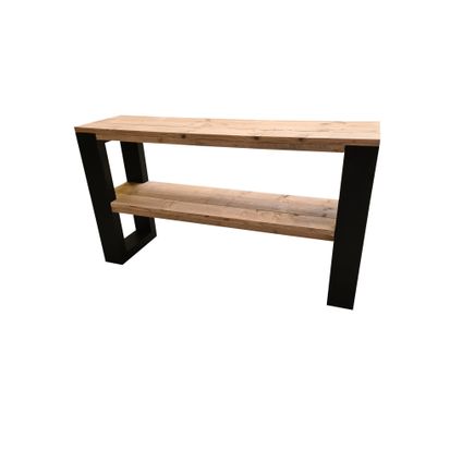 Wood4you - Table d'appoint New Orleans échafaudage bois -