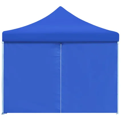 Maison du'monde - Tente de réception pliable avec 8 parois 3x9 m Bleu 6