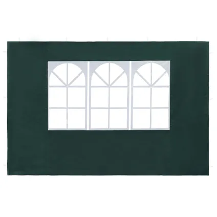 Maison du'monde - Tentwanden met raam PE groen 2 st 2
