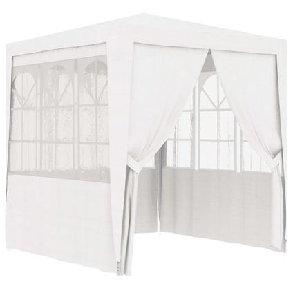 Maison du'monde - Tente de réception avec parois latérales 2,5x2,5m Blanc 90 g/m²