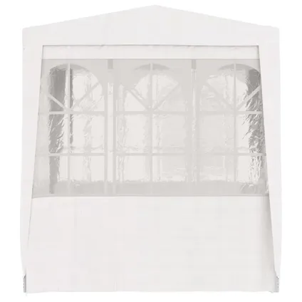 Maison du'monde - Tente de réception avec parois latérales 2,5x2,5m Blanc 90 g/m² 3