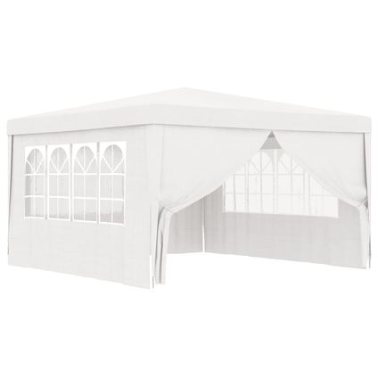 Maison du'monde - Tente de réception avec parois latérales 4x4 m Blanc 90 g/m²