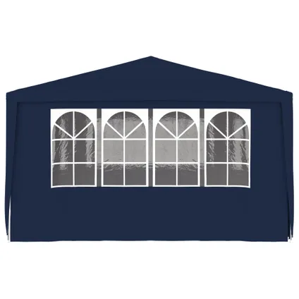 Maison du'monde - Tente de réception avec parois latérales 4x6 m Bleu 90 g/m² 4